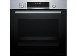 BOSCH Pyrolyse Backofen "HBG578BS3", Energieeffizienz: A+ (A+++-D), grau (edelstahl), B:59,4cm H:59,5cm T:54,8cm, Backöfen, Air Fry für knsuprige Lebensmittel & automatische Selbstreinigung