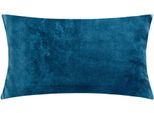 Dekokissen PAD "Smooth", denim blau, unifarben, B:15cm H:2cm L:50cm Ø:15cm, Polyester, Dekokissen_Sitzkissen_Kissenhüllen, Perfekte Farbabstimmung
