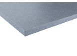 Arbeitsplatte WIHO KÜCHEN "Flexi 28", grau (canvas grau), B:100cm H:2,8cm T:60cm, Holzwerkstoff, Tischplatten, von drei Seiten ummantelt, 28 mm stark