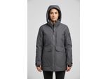 Funktionsparka KILLTEC "KOW 16 WMN PRK", Damen, Gr. 46, metall, Obermaterial: 100% Polyester. Futter: 100% Polyester. Wattierung: 100% Polyester, Jacken, wärmend & wasser- & winddicht