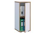 Aktenschrank VCM "Büroschrank Aktenschrank Sideboard Salia 2fach", weiß, B:30cm T:33cm, Obermaterial: 100% Holz Wood., Schränke, Aktenschrank
