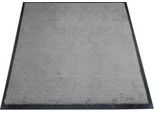 Schmutzfangmatte miltex Eazycare Style, eckig, antistatisch, UV-beständig, waschbar, High-Twist-Nylon & Niltrilgummi, 750 x 850 mm, basaltgrau