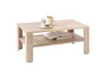 Carryhome Couchtisch, Eiche, Holzwerkstoff, rechteckig, eckig, 65x47x110 cm, Wohnzimmer, Wohnzimmertische, Couchtische