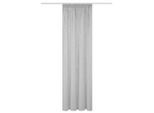 Fertigvorhang Softy, Grau, Textil, Uni, 140x245 cm, für Stange und Schiene geeignet, Wohntextilien, Gardinen & Vorhänge, Fertiggardinen, Fertiggardinen