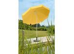 Sonnenschirm SCHNEIDER SCHIRME "Ibiza", gelb, Obermaterial: 100% Polyester, Standschirme, abknickbar, ohne Schirmständer