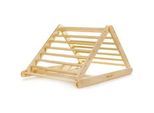 Klettergerüst BABYGO "Woodland Kletterdreieck Triangle, natur", beige (natur), Klettergerüste, Kinder, B/H: 74cm x 80cm, Holz, aus Holz, Made in Europe, B:74cm H:80cm L:120cm