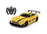 RC-Auto JAMARA "Deluxe Cars, Mercedes-AMG GT3, 1:14, gelb, 2,4GHz", gelb, Fernlenkfahrzeuge, KinderB:25cm H:31,7cm T:21,8cm, mit Lautsprecher, B:25cm H:31,7cm T:21,8cm
