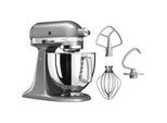 KITCHENAID Küchenmaschine "5KSM125EER", silber (kontur, silber), B:24cm H:36cm T:37cm, Küchenmaschinen, Küchenmaschine