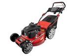 Benzinrasenmäher GÜDE "BIG WHEELER 554.3 R", rot, B:159cm H:94,3cm T:58,6cm, Rasenmäher, 3 Funktionen: Mähen, Sammeln und Mulchen