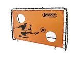 Fußballtor BEST SPORTING "Fußballtor mit Torwand 2 Schusslöcher", bunt (schwarz, orange), Sport-Tore, Kinder, B/H/L: 180cm x 120cm x 60cm, 1 Stk., B:180cm H:120cm L:60cm