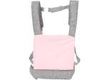 Puppen Bauchtrage CHIC2000 "Sternchen", rosa (melange grau, rosa), Puppenausstattungen, KinderB:31cm H:3cm T:31cm, Polyester, B:31cm H:3cm T:31cm