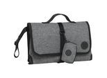 Wickeltasche HUGGIES BABYWEAR, Baby, grau (grau heat), Web, Nylon, unifarben, Taschen, mit abtrennbarer Wickelunterlage, ohne abgebildete Accessories