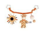 Kinderwagenkette STERNTALER "Giraffe Kaya", braun (goldbraun), Greifspielzeug, KinderL:55cm, Baumwolle, Polyester, L:55cm