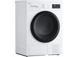 LG Wärmepumpentrockner "RT80B2", Energieeffizienz: D (A-G), weiß, B:60cm H:85cm T:60cm, Trockner, Sicherheitsglastür