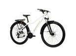 Mountainbike KROSS "Lea 2.0 weiß 21 Gänge mit Beleuchtung" Gr. 38, weiß, schwarz, Fahrräder, Damen, 38cm, 27,5+ Zoll (69,85cm) hinten: 27,5+ Zoll (69,85cm)