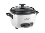 RUSSELL HOBBS Reiskocher "Maxi 27040-56", weiß, B:32,2cm H:22,6cm T:24,5cm, Reiskocher, medium, 2l, inkl. Dampfgarer-Einsatz, Warmhaltefunktion