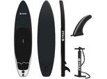 Inflatable SUP-Board YEAZ "SUP Board NALU - EXOTRACE PRO -", schwarz, Wassersportboards