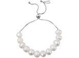 Armband AILORIA "Armband Silber/weiße Perle MICHIRU", weiß, Armbänder, Damen, Armband