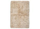 Linea Natura Schaffell, Creme, Fell, Echtleder, Lammfell, Schaf, rechteckig, 120x180 cm, Oeko-Tex® Standard 100, in verschiedenen Größen erhältlich, Teppiche & Böden, Teppiche, Fellteppiche