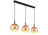 GLOBO LIGHTING Hängeleuchte "SEVERIN", schwarz matt, H: 130cm, 1 Stk., Leuchten, Hängelampe Esszimmer-Leuchte Esstischleuchte Wohnzimmer, Hängeleuchte