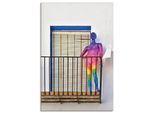 Wandbild ARTLAND "Regenbogen Schaufensterpuppe", farbe bild(er): farbig, B:60cm H:90cm, Bilder, als Alubild, Leinwandbild, Poster, Wandaufkleber in verschied. Größen