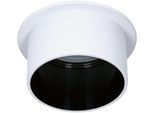 PAULMANN LED Einbauleuchte "Gil", schwarz-weiß (weiß, schwarz), 1, Ø 6,8cm, 1 Stk., Leuchten, LED-Modul, 3-Stufen-dimmbar, LED Einbaustrahler LED Deckeneinbaustrahler