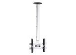 VCM TV-Deckenhalterung "TV Deckenhalterung CM3 höhenverstellbar 127-238 cm", silber, B:42cm T:10cm, Gerätehalterungen