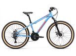 Jugendfahrrad BIKESTAR Gr. 33, blau, Fahrräder, Kinder, 33cm, 24 Zoll (60,96cm)