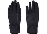 Multisporthandschuhe ICEPEAK "HUSTONVILLE", Gr. L, basic schwarz, Obermaterial: 94% Polyester, 6% Elasthan, Handschuhe