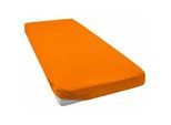 Spannbettlaken BELLANA "Jersey Classic", orange (papaya), 1 Stk., Jersey, 60x120 60x130 60x140 70x120 70x130 70x140 25cm, Jersey, Obermaterial: 100% Baumwolle, Bettlaken, Spannbettlaken, für Kinder und Babys aus reiner Baumwolle