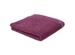 Duschtuch ROSS "Smart", lila (beere), B:70cm L:140cm, Frottier, Obermaterial: 100% Baumwolle, Handtücher, Uni-Rippe mit Velourslabel