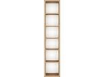 Aktenregal GAMI "Elio", braun (kastanie natur), B:44cm H:210cm T:36cm, Holzwerkstoff, Regale, Aktenregal, Kollektion in edles Design