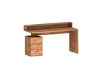 Schreibtisch HOME AFFAIRE "NEW SELINA", braun (wotan oak), B:160cm H:90cm T:60cm, Tische, Schreibtisch, hochwertiges ital. Design