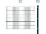 Doppelstabmattenzaun ARVOTEC "EXCLUSIVE 123 zum Einbetonieren", grau (anthrazit), H:123cm, Kunststoff, Stahl, Zaunelemente, Zaunhöhe 123 cm, Zaunlänge 2 - 60 m