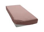 Spannbettlaken OTTO HOME "BLACKBERRY 100% Baumwolle", rosa (dunkelrosa), B:140cm L:200cm, Jersey, Obermaterial: 100% Baumwolle, Bettlaken, Spannbettlaken, für hohe Matratzen bis 28 cm, Bettlaken, Spannbetttuch, pflegeleicht, Topseller
