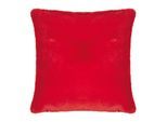 Dekokissen PAD "Gazelle", rot, unifarben, B:50cm L:50cm, Polyester, Dekokissen_Sitzkissen_Kissenhüllen, Kunstfell