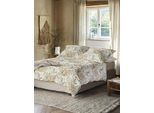 Bettwäsche IRISETTE "Wave 8673", goldfarben, B/L: 155cm x 220cm, 1 Stk., 1 Stk., Mako-Satin, B/L: 80cm x 80cm, 2, Mako-Satin, Obermaterial: 100% Baumwolle, Bettwäsche, Bettwäsche, anschmiegsam und atmungsaktiv, Ganzjahresqualität
