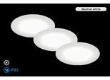 BRILONER LEUCHTEN LED Einbauleuchte "FLAT IN", weiß, Leuchten