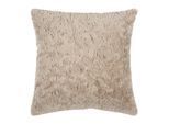 Dekokissen PAD "Flair", beige, unifarben, B:45cm L:45cm, Polyester, Dekokissen_Sitzkissen_Kissenhüllen, Kunstfell