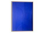 Wandbild REINDERS "Shapes - cobalt blue", blau (farbe bild(er): blau), B:50cm H:70cm T:3cm, Bilder, Wandbild, Wohnzimmer-Relief-3D-Abstrakt-MDF-50x70 cm