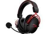 HYPERX Gaming-Headset "Cloud Alpha Wireless", rot (rot, schwarz), B:16,31cm H:9,23cm T:20,25cm, Kopfhörer, Gaming-Headset