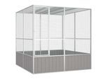 VidaXL Vogelkäfig aus verzinktem Stahl 2,14 m, 2,175 m, 2,115 m