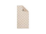 Handtuch JOOP "Handtuch Classic Cornflower 1er Pack", beige (creme), B:50cm, Obermaterial: 100% Baumwolle CO., Handtücher
