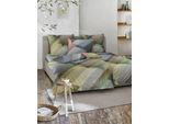 Bettwäsche IRISETTE "Wave 8691", multi, B/L: 135cm x 200cm, 1 Stk., 1 Stk., Mako-Satin, B/L: 80cm x 80cm, 2, Mako-Satin, Obermaterial: 100% Baumwolle, Bettwäsche, Bettwäsche, anschmiegsam und atmungsaktiv, Ganzjahresqualität