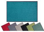 Fußmatte OTTO HOME "Clean & Walk" Gr. 62, blau (petrol), B:40cm H:7mm L:60cm, Polyamid, Teppiche, Fußmatte, Schmutzfangmatte, Türmatte, In- und Outdoor, Teppich, Läufer, waschbar