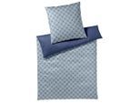 Joop! Wendebettwäsche J! Cornflower Double, Hellblau, Dunkelblau, Textil, Graphik, 135x200 cm, Oeko-Tex® Standard 100, pflegeleicht, schadstoffgeprüft, edel glänzend, dicht gewebtes Garn, Schlaftextilien, Bettwäsche, Bettwäsche, Wendebettwäsche