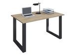 Schreibtisch Lona Sonoma Eiche/Schwarz