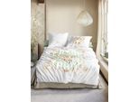 Bettwäsche IRISETTE "Playa 8582", bunt (multi), B/L: 155cm x 220cm, 1 Stk., 1 Stk., Mako-Satin, B/L: 80cm x 80cm, 2 Stk., Mako-Satin, Obermaterial: 100% Baumwolle, Bettwäsche, Bettwäsche, anschmiegsam und atmungsaktiv