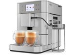 KITCHENAID Kaffeevollautomat "5KES8557ESX", grau (edelstahl), B:26cm H:36,3cm T:47,3cm, Kaffeevollautomaten, Kaffeevollautomat