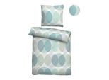 Bettwäsche BIBERNA "0474493", blau (aqua), B/L: 135cm x 200cm, 1 Stk., 1 Stk., Lyocell, B/L: 80cm x 80cm, 2 Stk., Lyocell, Obermaterial: 100% Lyocell (TENCEL™), Bettwäsche, Bettwäsche, natürlicher Rohstoff, schnelltrocknend, angenehm weich, atmungsaktiv